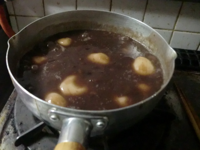 だんご粉ぜんざい5